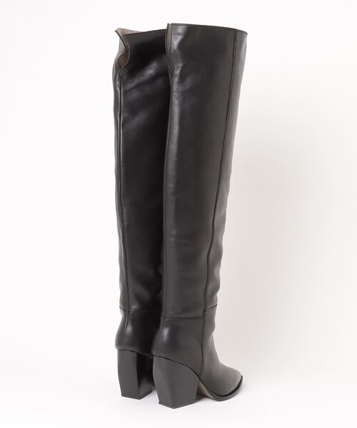 「ALLSAINTS」 ロングブーツ UK3 ブラック レディース_画像2