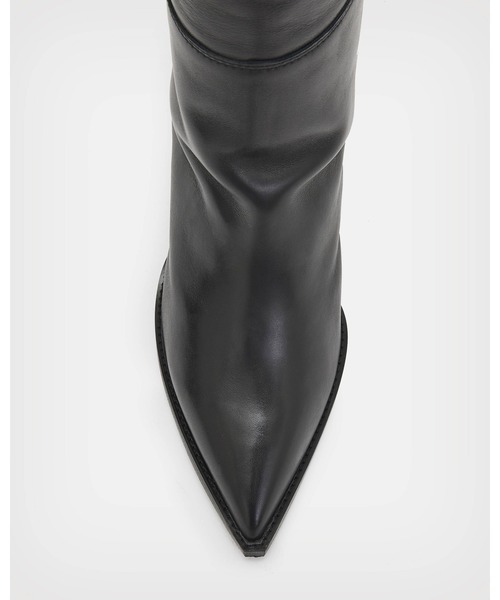 「ALLSAINTS」 ロングブーツ UK3 ブラック レディース_画像9