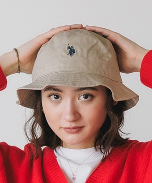 US✖️HWY ハット U.S. POLO ASSN.（ユーエスポロアッスン） 帽子 ハット ツイルバケット