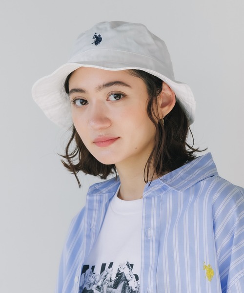 U.S. POLO ASSN.（ユーエスポロアッスン） 帽子 ハット ツイルバケット