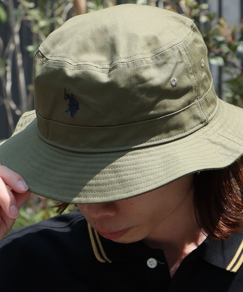 U.S. POLO ASSN.（ユーエスポロアッスン） 帽子 ハット ツイルバケット