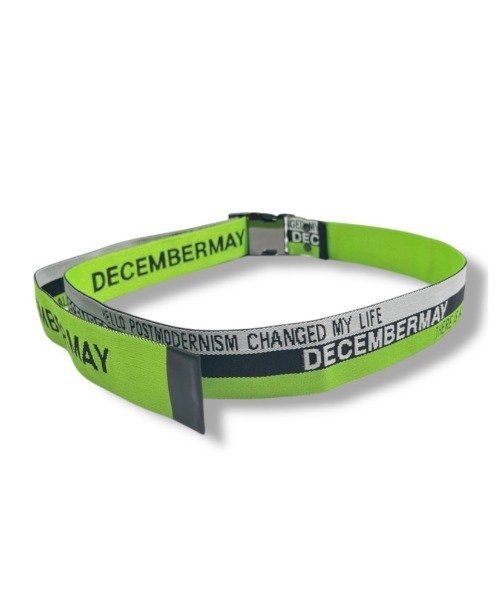 【DECEMBERMAY】UNISEX ベルト DECEMBERMAY（ディセンバーメイ） ベルト 「UNISEX」Double Jacquard