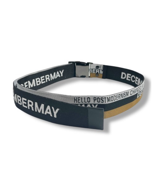 メンズウェア DECEMBERMAY Double Jacquard Belt DECEMBERMAY（ディセンバーメイ） ベルト 「UNISEX」Double Jacquard