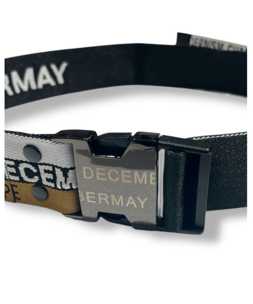 メンズウェア DECEMBERMAY Double Jacquard Belt DECEMBERMAY（ディセンバーメイ） ベルト 「UNISEX」Double Jacquard