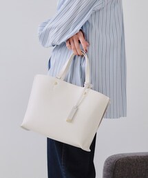  peak Softwill ミドルトートバッグ 3colors OPAQUE.CLIP トートバッグ 「2WAY」バイカラー3層ミドルトート