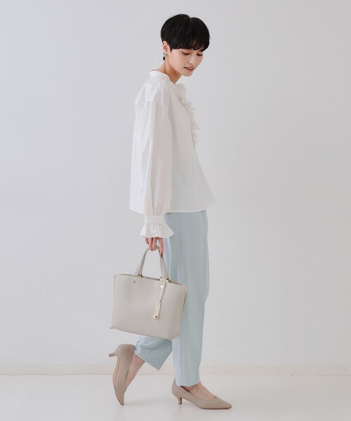  peak Softwill ミドルトートバッグ 3colors OPAQUE.CLIP トートバッグ 「2WAY」バイカラー3層ミドルトート
