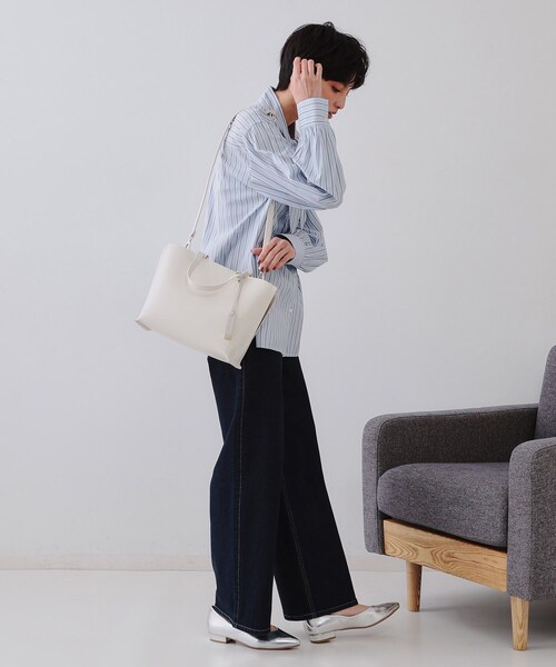 peak Softwill ミドルトートバッグ 3colors OPAQUE.CLIP トートバッグ 「2WAY」バイカラー3層ミドルトート