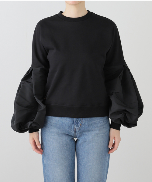 tシャツ NINA RICCI/ニナ リッチ TWISTED FLEECE CN COCOON/S カットソー 25PJTO020CO1089 レディ