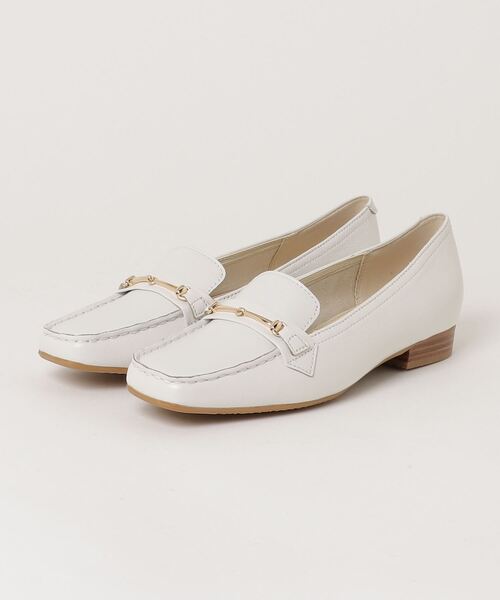 ☆良品☆ REGALリーガル　レザーモカシンシューズ　ホワイト　27cm相当 REGAL リーガル レースアップレザースニーカー 57BL WHITE