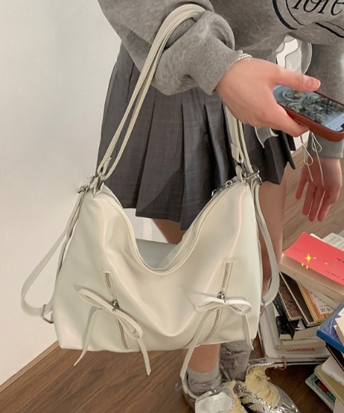 Per sist ence（パーシエンス） ショルダーバッグ バッグ リボンジップ