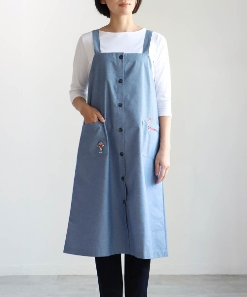 NAIGAI（ナイガイ） エプロン ドラえもん レディース 日本製 どら焼き