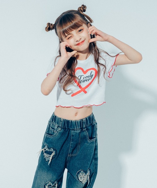 子供服 URBAN CHERRY（アーバンチェリー） tシャツ 「吸水速乾」配色メロウ