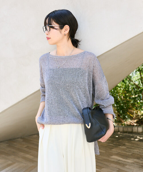 Meryll Rogge ニット セーター V-NECK SWEATER W/ CUT OUTS