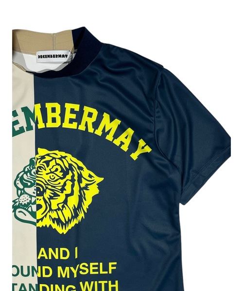 DECEMBERMAY（ディセンバーメイ） tシャツ 半袖 Lovers tiger bicolor
