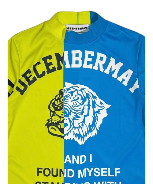 DECEMBERMAY（ディセンバーメイ） tシャツ 半袖 Lovers tiger bicolor