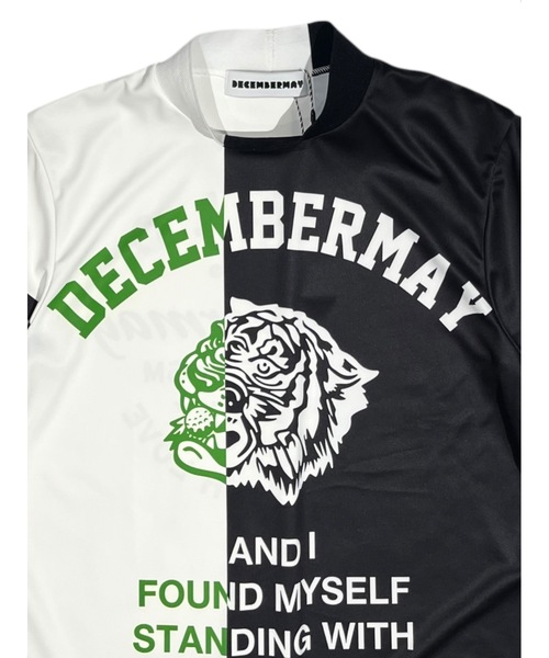 DECEMBERMAY（ディセンバーメイ） tシャツ 半袖 Lovers tiger bicolor