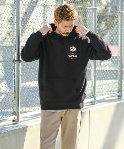 THRASHER 「THRASHER」 プルオーバーパーカー X-LARGE ブラック