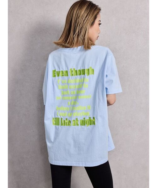 GYDA tシャツ GAME HOLIC BUNNY BIG Tシャツ レディース