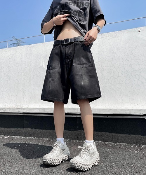 LGBデニムハーフパンツ 未使用 LGB LAZY WOLF H/F コーティング ハーフパンツ 26 - メルカリ