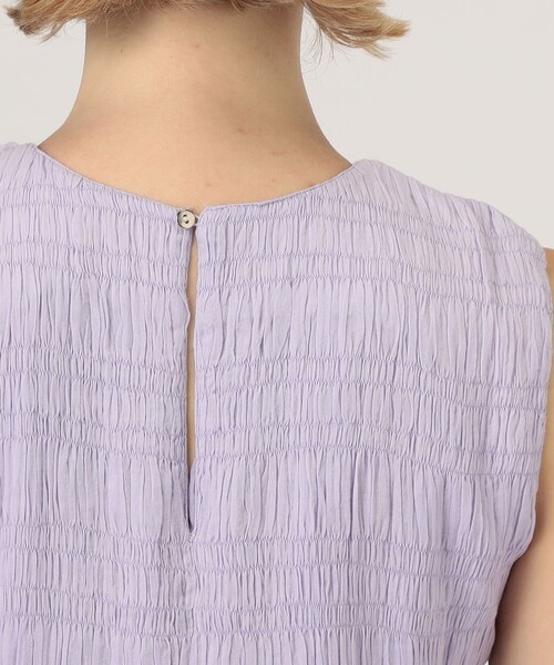 ne Quittez pas ノースリーブワンピース 薄紫 NE QUITTEZ PAS! ワンピース ne Quittez pas COTTON VOILE