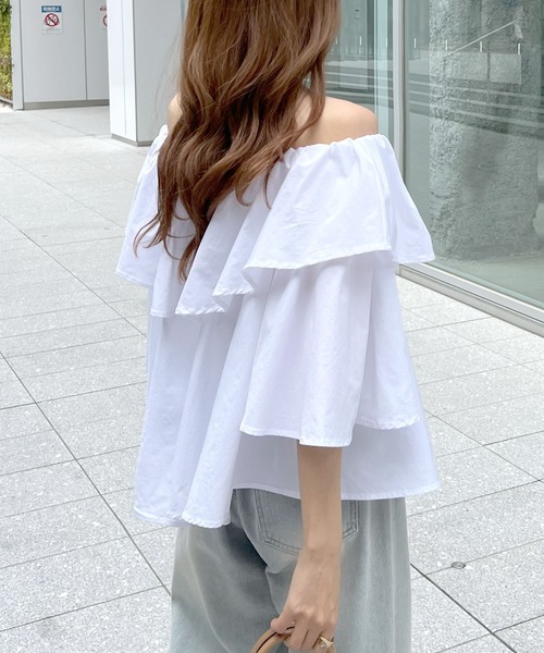 TIERED TOP ティアードトップス 7/4 new arrival items #ティアードフリルブラウス 商品番号