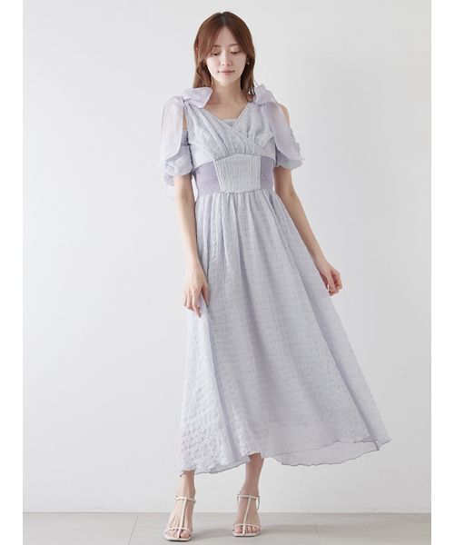 SNIDEL ワンピース ショルダーリボンワンピース : ZOZOTOWN