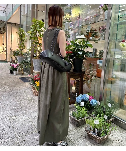 ワンピース Bi-Material Fit and Flare Dress / バイマテリアルフィットアンドフレアドレスの画像
