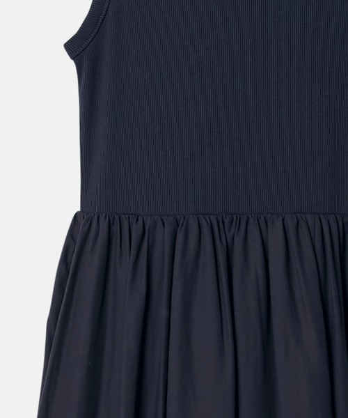 ワンピース Bi-Material Fit and Flare Dress / バイマテリアルフィットアンドフレアドレスの画像