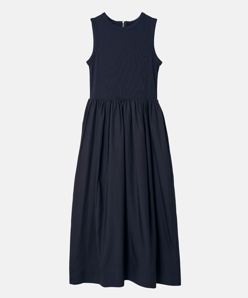 ワンピース Bi-Material Fit and Flare Dress / バイマテリアルフィットアンドフレアドレスの画像