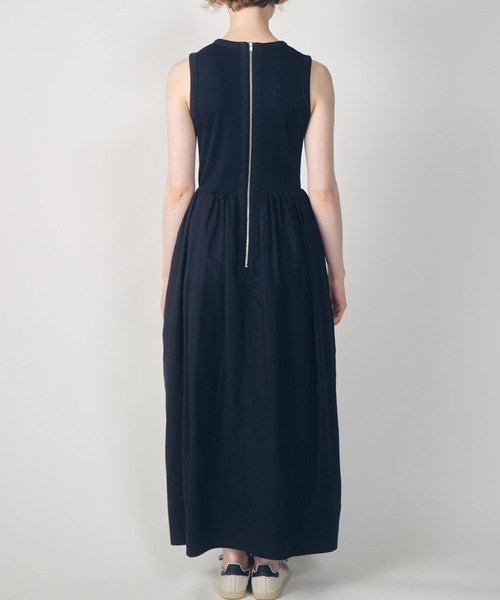 ワンピース Bi-Material Fit and Flare Dress / バイマテリアルフィットアンドフレアドレスの画像