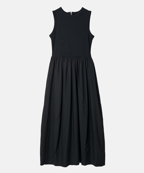 ワンピース Bi-Material Fit and Flare Dress / バイマテリアルフィットアンドフレアドレスの画像
