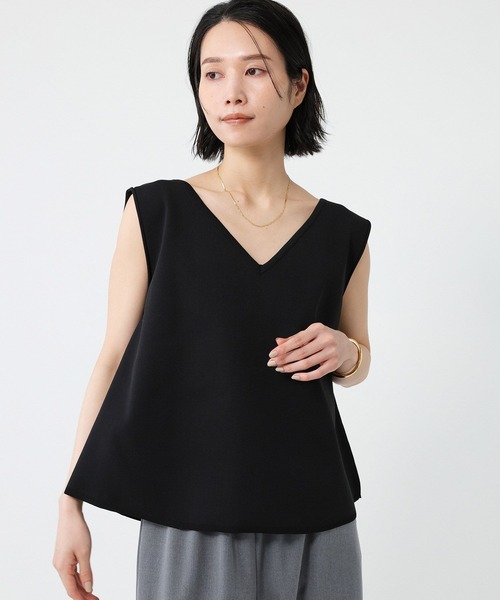 tシャツ ノースリ2WAYネックプルオーバー レディース