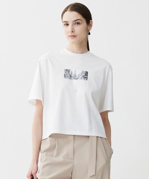 tシャツ クロップド ロゴTEE レディース