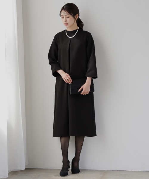 DRESS+（ドレスプラス） ドレス 品さ際立つ前後2wayフォーマル