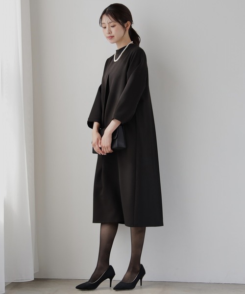 DRESS+（ドレスプラス） ドレス 品さ際立つ前後2wayフォーマル