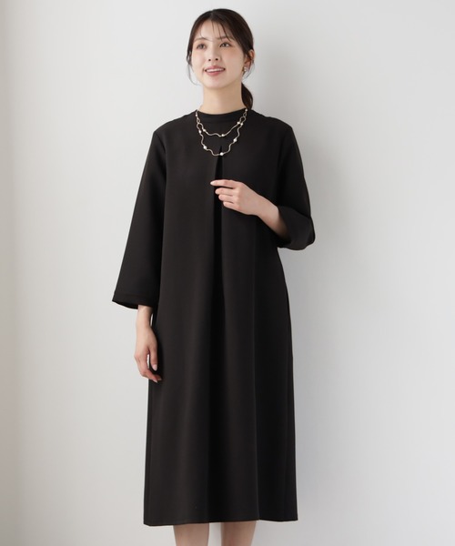 DRESS+（ドレスプラス） 喪服 ドレス 品さ際立つ前後2wayフォーマル