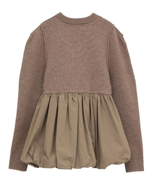 CLANE（クラネ） ニット セーター CLANE/クラネ/DOCKING POWERSHOULDER