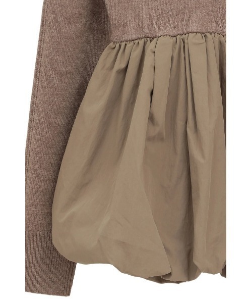 CLANE（クラネ） ニット セーター CLANE/クラネ/DOCKING POWERSHOULDER