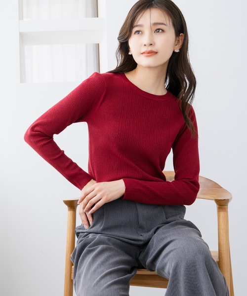 GLACIER lusso（グラシアルッソ） ニット セーター 「ウォッシャブル