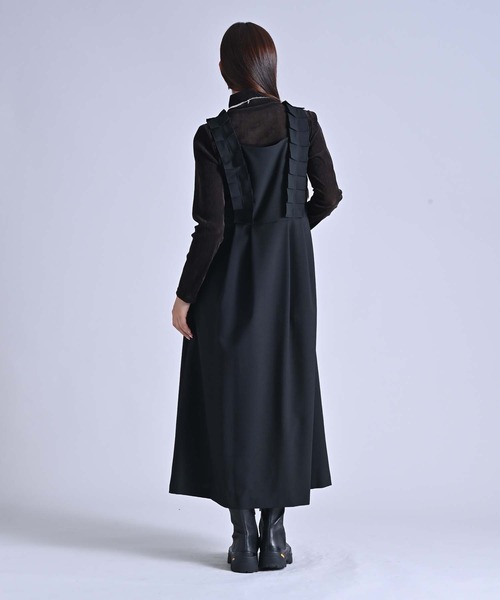 RAW FUDGE（ローファッジ） ワンピース 前後2WAYプリーツフリル