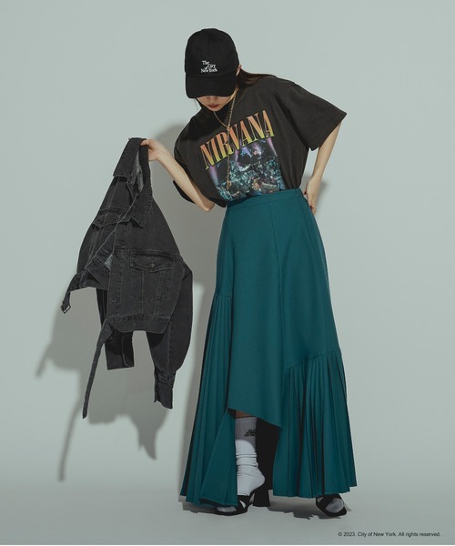 Ezick プリーツスカート FREE ブラック レディース : ZOZOTOWN Yahoo