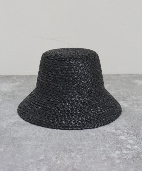 「CONTROL FREAK」 ストローハット FREE ブラック レディース_画像4