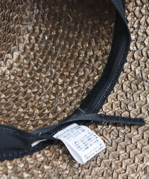 「CONTROL FREAK」 ストローハット FREE ブラック レディース_画像8