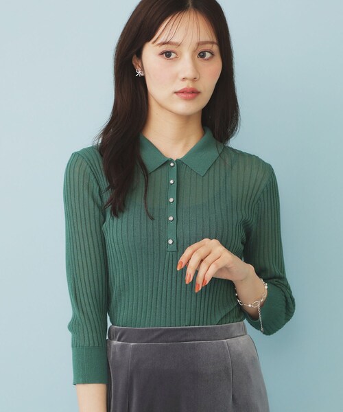 ニット AZUL BY MOUSSY | ジグトーンジャガードニット (ニット ) |SHEL'TTER