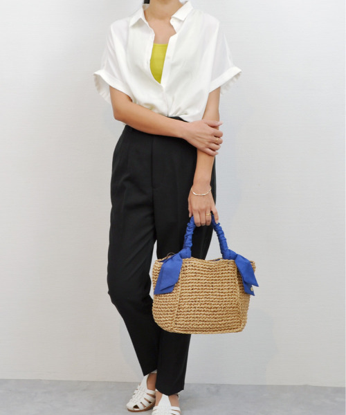 「cache cache」 「UN BILLION」かごバッグ FREE グリーン レディース_画像3