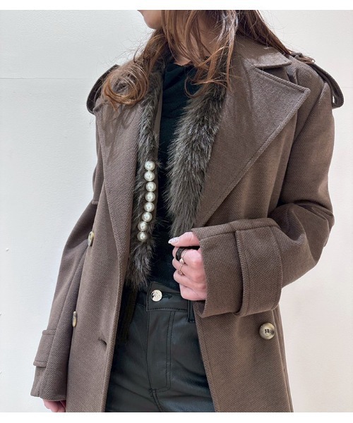 GALENA（ガレナ） ベスト ジレ 「GALENA/ガレナ」パール釦ショート