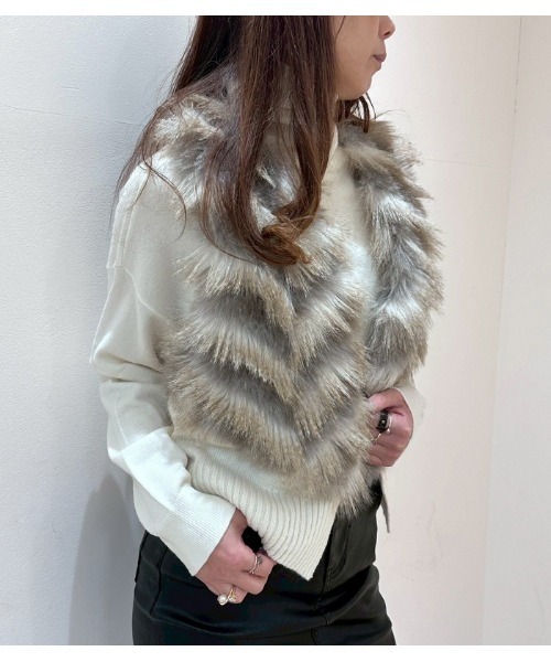 GALENA（ガレナ） ベスト ジレ 「GALENA/ガレナ」パール釦ショート