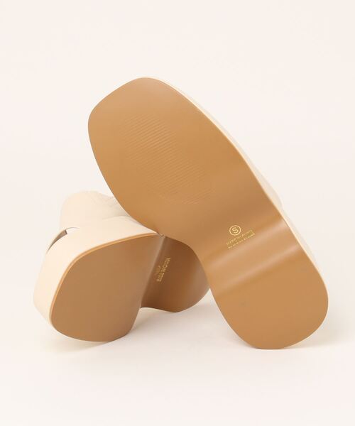 「ACYM」 ヒールサンダル MEDIUM アイボリー レディース_画像3