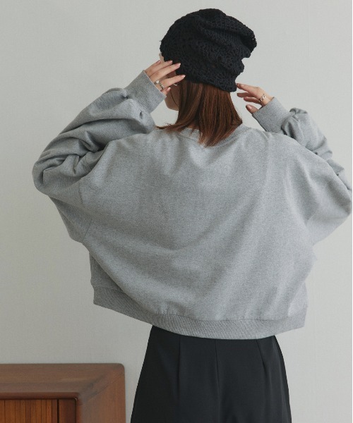 ad thie（アドティエ） トレーナー スウェット ショート丈 スウェット