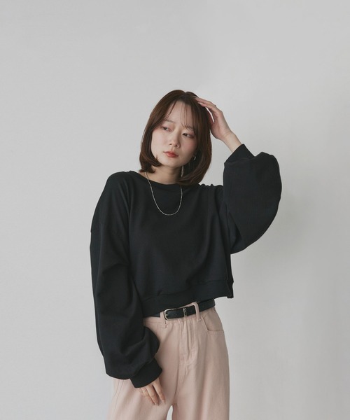 ad thie（アドティエ） トレーナー スウェット ショート丈 スウェット